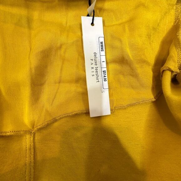 Majestic Filatures Yellow Linen Raw Hem Open Blazer | Size XS - Picture 8 of 9